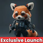 Developing "Officer Bamboo" the Red Panda for Roblox Studio Using Blender 4 with AI-Assisted Design (First-Time Exclusive Humble Bundle Release)