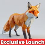 Crafting a Low Poly 3D Fox for Roblox Studio Using Blender 4 (First-Time Exclusive Humble Bundle Release)