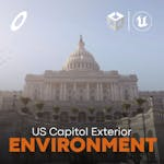 US Capitol Exterior Environment