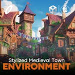 Stylized Medieval Town