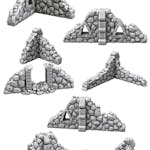 Fantasy Stone Walls - Ruins & skulls