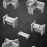 Fantasy Library - Desks & Chairs