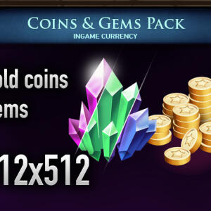 Game Coins and Gems Pack