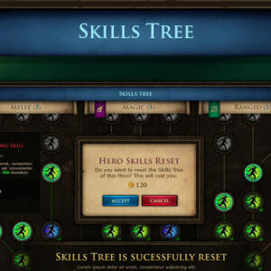 MMRPG UI Skills Tree
