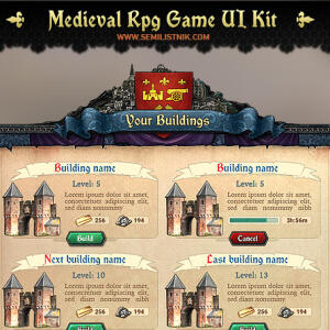 Medieval RPG UI Kit