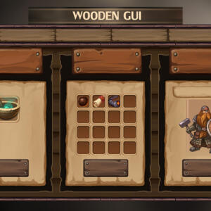Wooden UI
