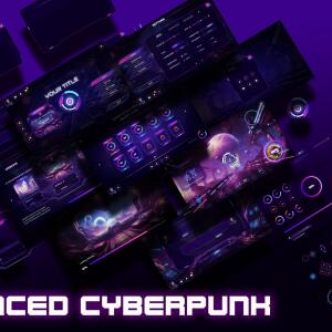 Advanced Cyberpunk GUI