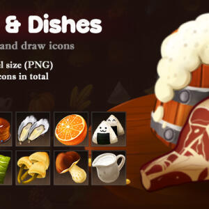 Food and Dishes Icons