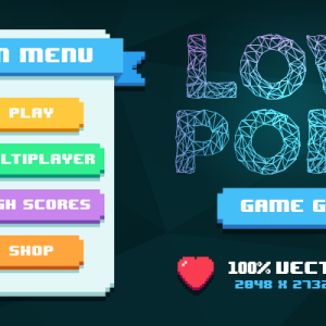 GUI For Low Poly Game