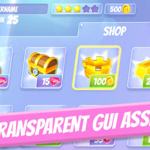 Transparent Clear GUI Asset