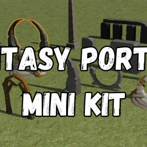 GameGuru MAX Low Poly Mini Kit - Fantasy Portals