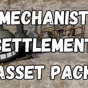 GameGuru MAX Low Poly Asset Pack - Mechanist's Settlement