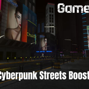 GameGuru MAX Cyberpunk Booster Pack - City Streets