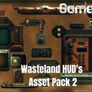 GameGuru MAX Wasteland Asset Pack - HUD's Volume 2