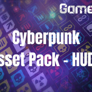 GameGuru MAX Cyberpunk Asset Pack - HUD's