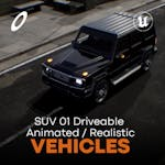 SUV 01 Driveable / Animated / Realistic