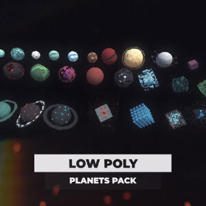 Low Poly Planets Pack