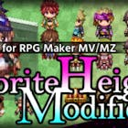 RPG MAKER MZ - Sprite Height Modifier