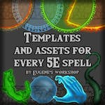 Templates and Assets for every 5E Spell