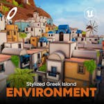 Stylized Greek Island (Stylized, Island, Greek)