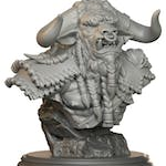 Bull Warrior Bust