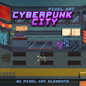 Pixel Art Cyberpunk City