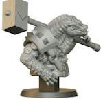 Reptile Warrior Bust
