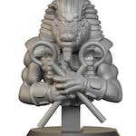 Sobek Crocodile God Bust