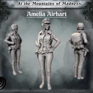 Amelia Airhart - At the Mountains of Madness