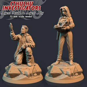 Agent Mould & Agent Ally - Cthulhu Investigators