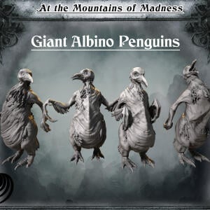 Giant Albino Penguins - At the Mountains of Madness