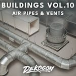 Buildings VOL.10 - Air Pipes and Vents (Nanite and Low Poly)