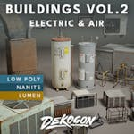 Buildings VOL.2 - Electric & Air (Nanite and Low Poly)