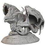 Dragon on gold