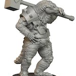 Reptile Warrior with Heavy Hammer