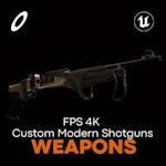 (5) FPS 4K Custom Modern Shotguns - VOL.1