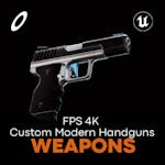 (5) FPS 4K Custom Modern Handguns - VOL.1