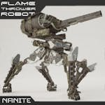 Flame Thrower Robot