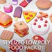 Stylized Low Poly Food Pack 01