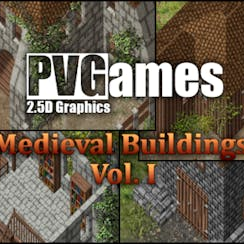 2.5D Medieval Buildings Vol. 1