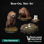 Bear-Owl Nest Set