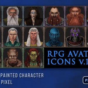 RPG Avatar Icon Set v1