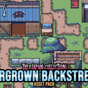 The Japan Collection-Overgrown Backstreets Asset Pack