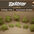 Foliage VOL.5 - Euonymus Bushes (Nanite and Low Poly)