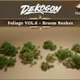 Foliage VOL.6 - Broom Bushes (Nanite and Low Poly)