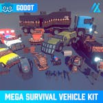 POLY - Survival Vehicles Kit (GODOT)