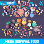 POLY - Mega Survival Food (GODOT)