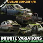 Procedural Vehicles - Four Pack