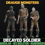 Decayed Soldier - Draugr Undead Zombie Monster Set