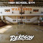 High School Basketball Gym - (Day/Night/Afternoon/Midnight Lighting)